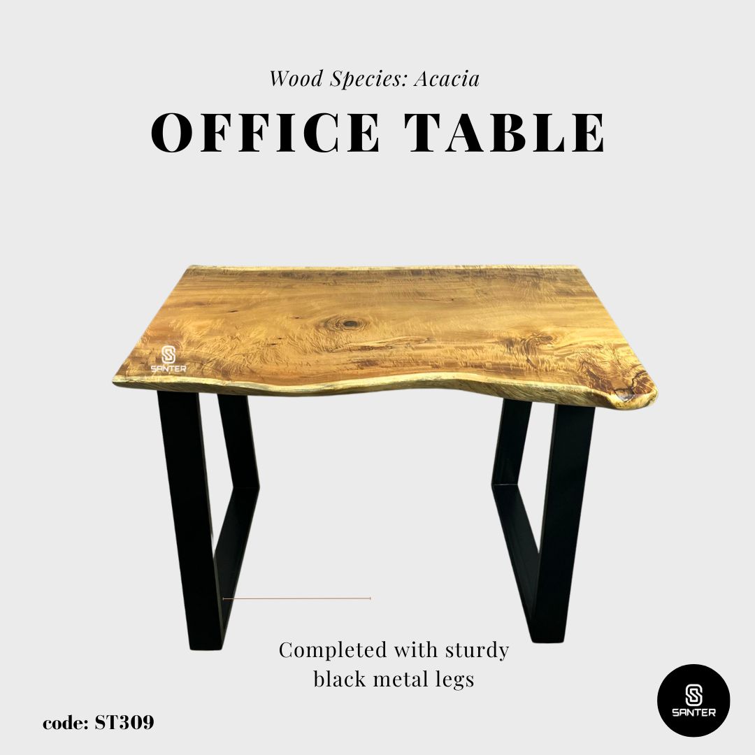 ST309. Acacia Solid Wood Office Table/ Study Table/ Tea Table/ Mini Dining Table / Working Desk