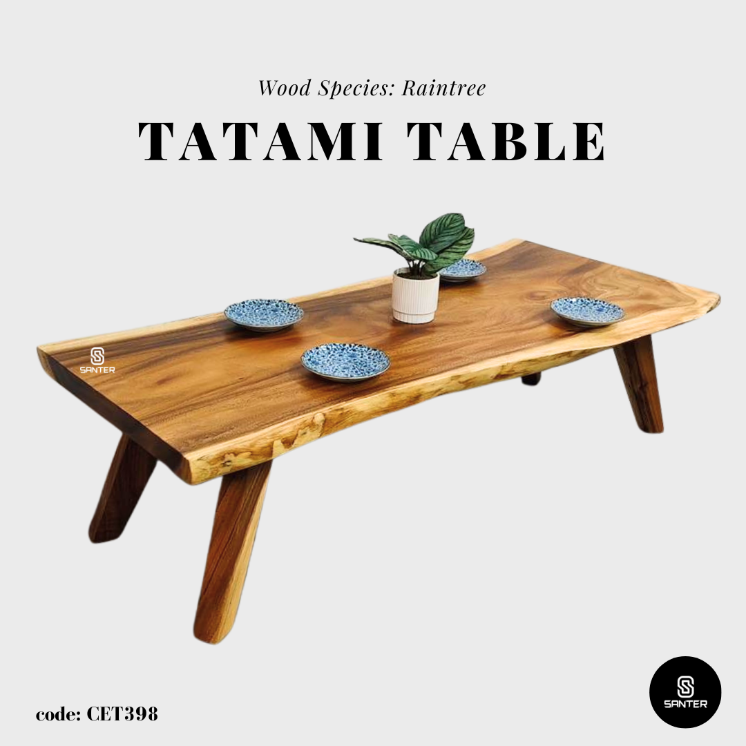 CET398. Raintree Solid Wood Coffee Table/ Sofa Table/ Tatami Table/ Tea Table/ Wooden Table