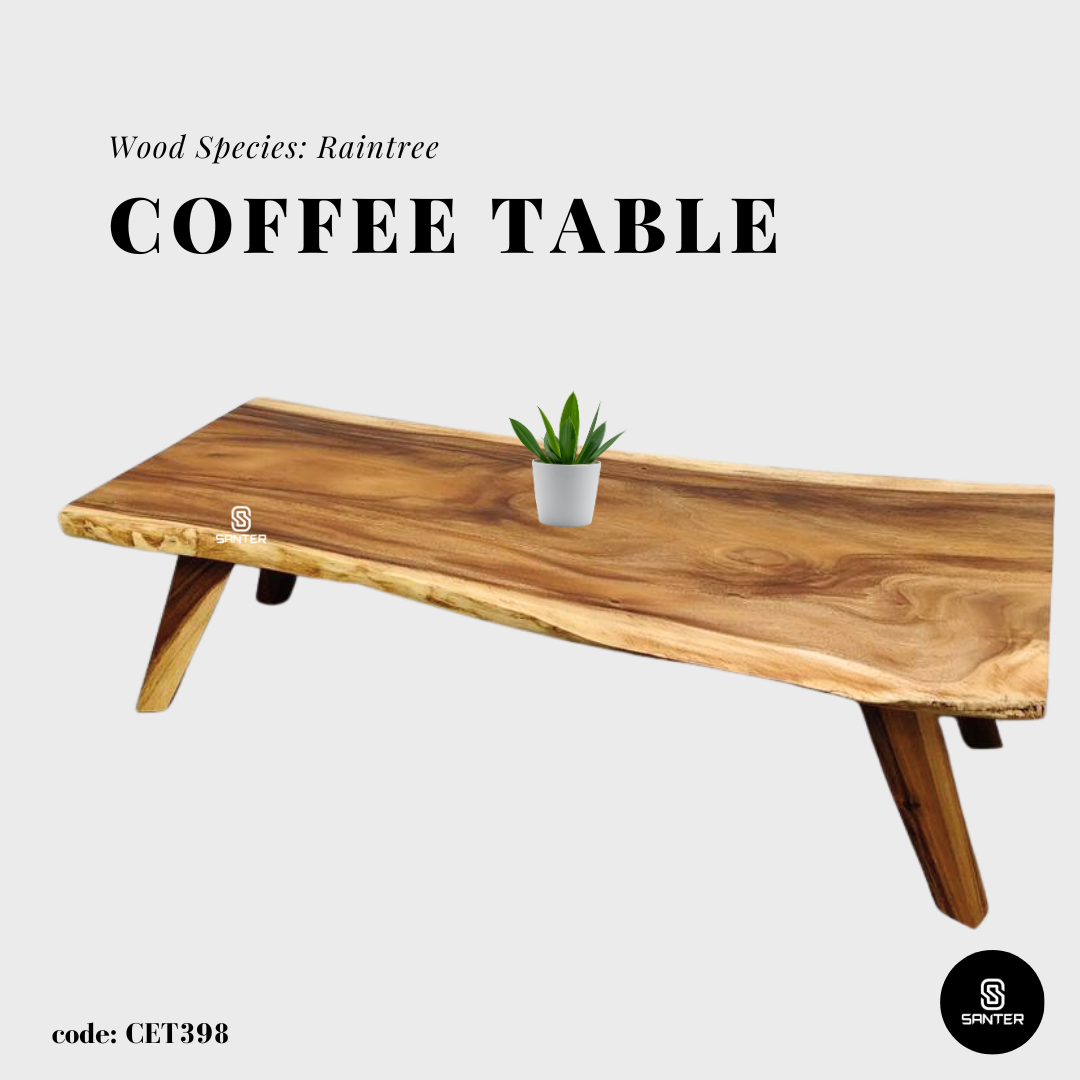 CET398. Raintree Solid Wood Coffee Table/ Sofa Table/ Tatami Table/ Tea Table/ Wooden Table