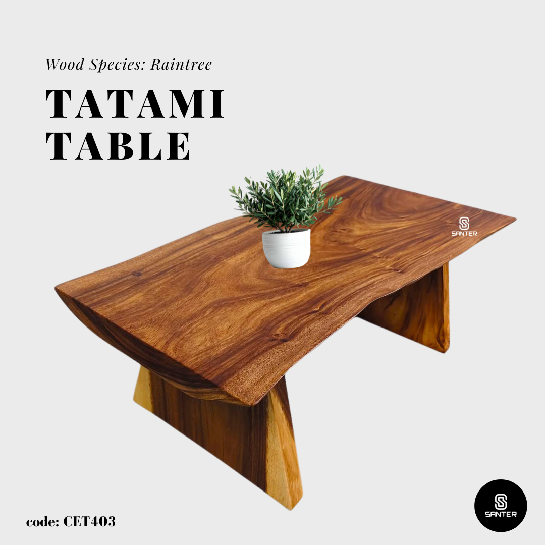 CET403. Raintree Solid Wood Coffee Table/ Sofa Table/ Tatami Table/ Tea Table/ Wooden Table