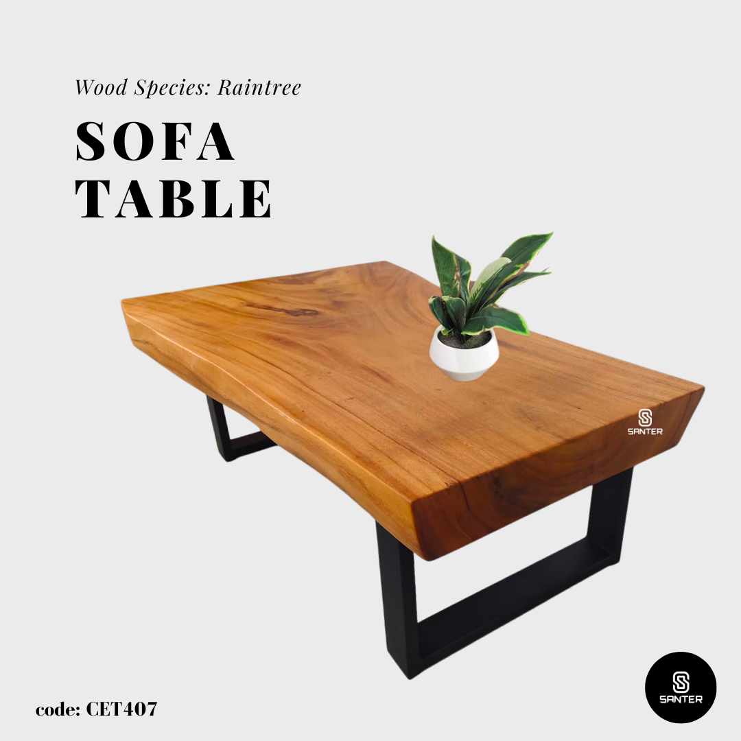 CET407. Raintree Solid Wood Coffee Table/ Sofa Table/ Tea Table/ Tatami Table/ Wooden Table