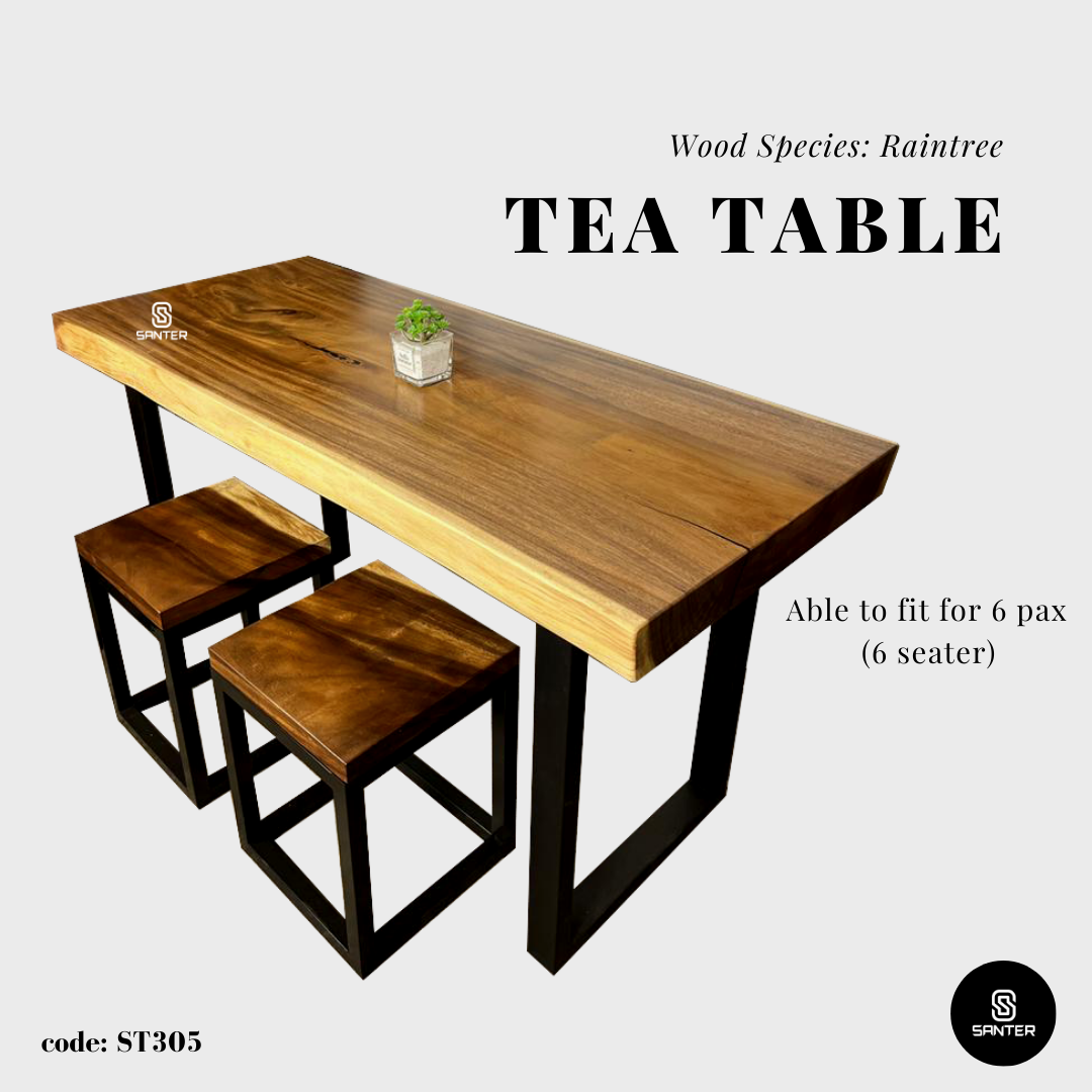 ST305. Raintree Solid Wood Office Table/ Study Table/ Tea Table/ Mini Dining Table