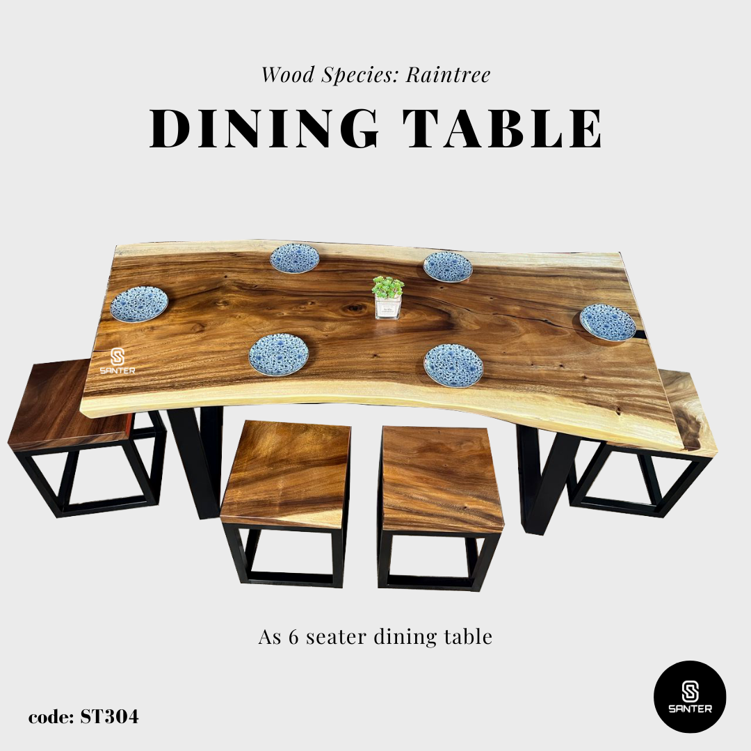 ST304. Raintree Solid Wood Office Table/ Study Table/ Tea Table/ Mini Dining Table