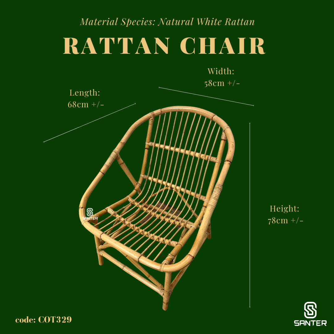 COT329. Natural Rattan Chair