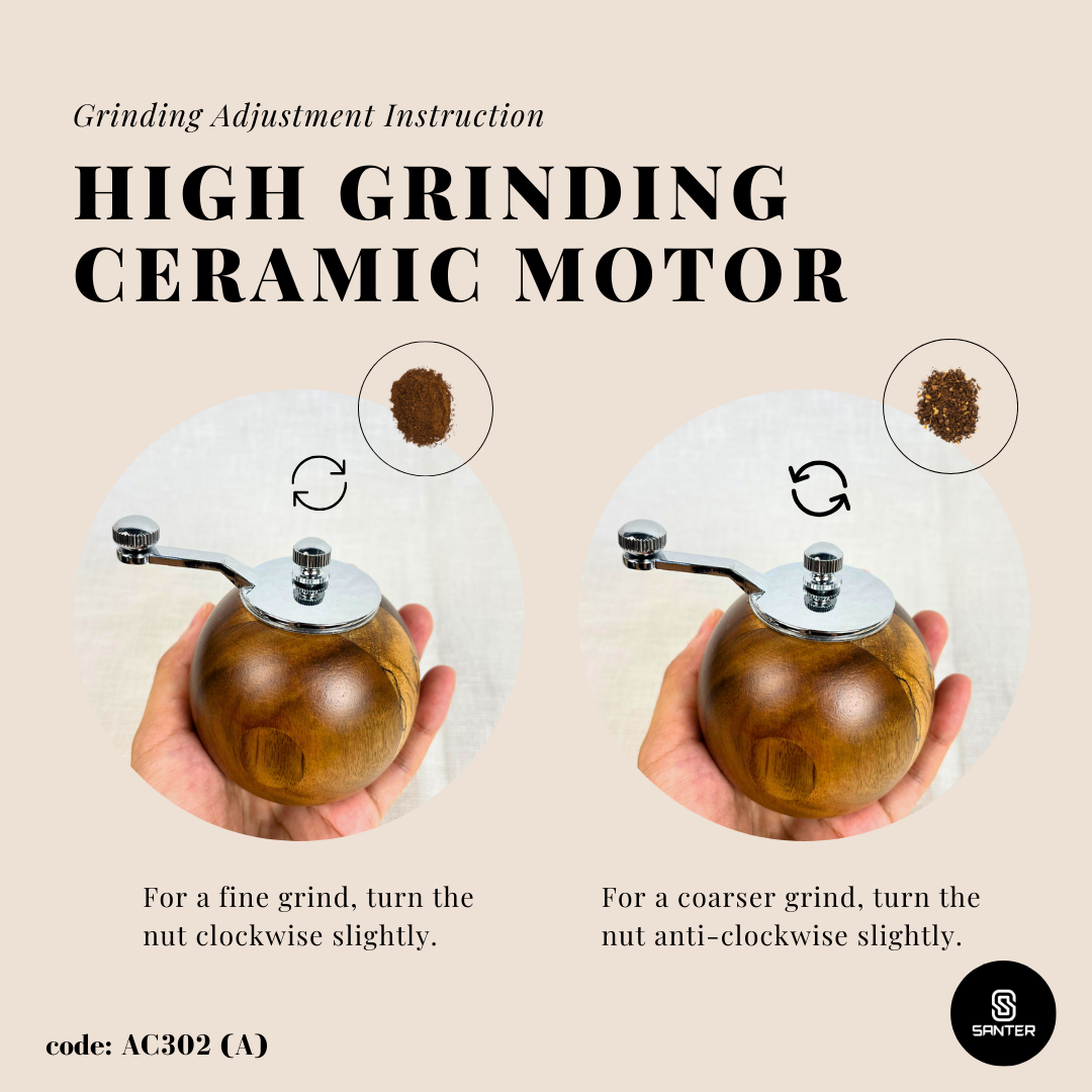 AC302. Acacia Wood Cooking Salt & Pepper Grinder / Salt & Pepper Mills Shaker