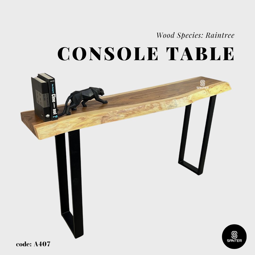 A407. Raintree Solid Wood Bar Table / Console Table