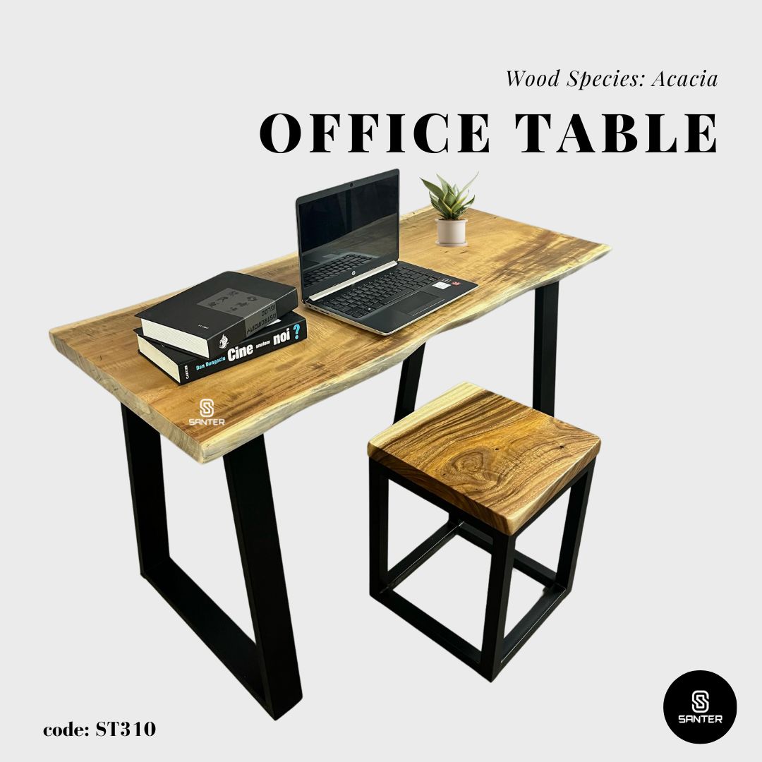 ST310. Acacia Solid Wood Office Table/ Study Table/ Tea Table/ Mini Dining Table / Working Desk