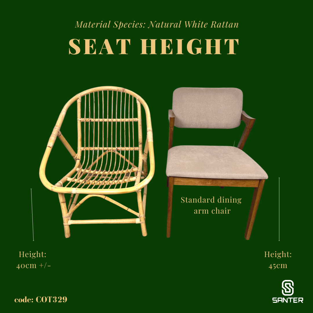 COT329. Natural Rattan Chair