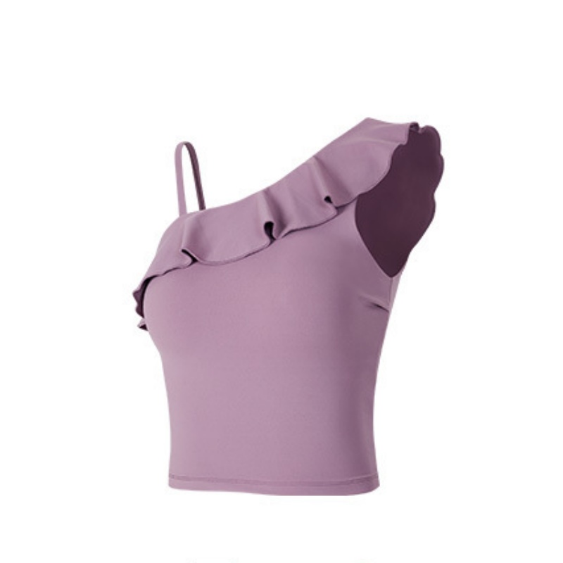 高級感無袖帶胸墊運動背心