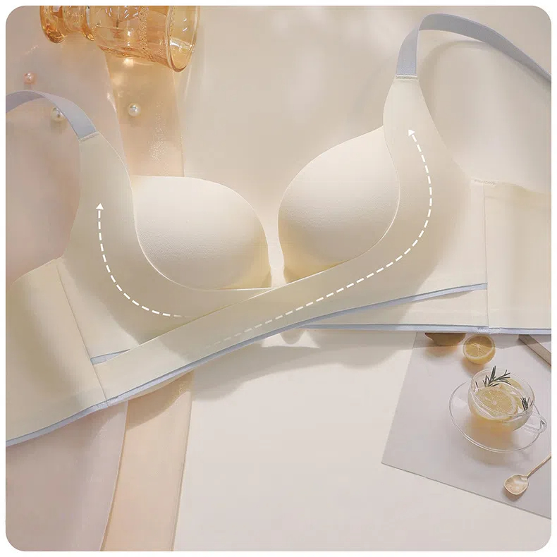 提拉小胸聚攏顯大無鋼圈收副乳防下垂調整型文胸