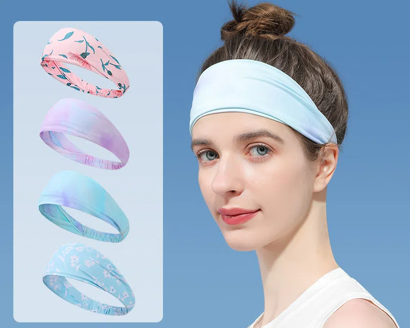 吸汗透氣戶外跑步健身瑜伽吸汗束髮帶