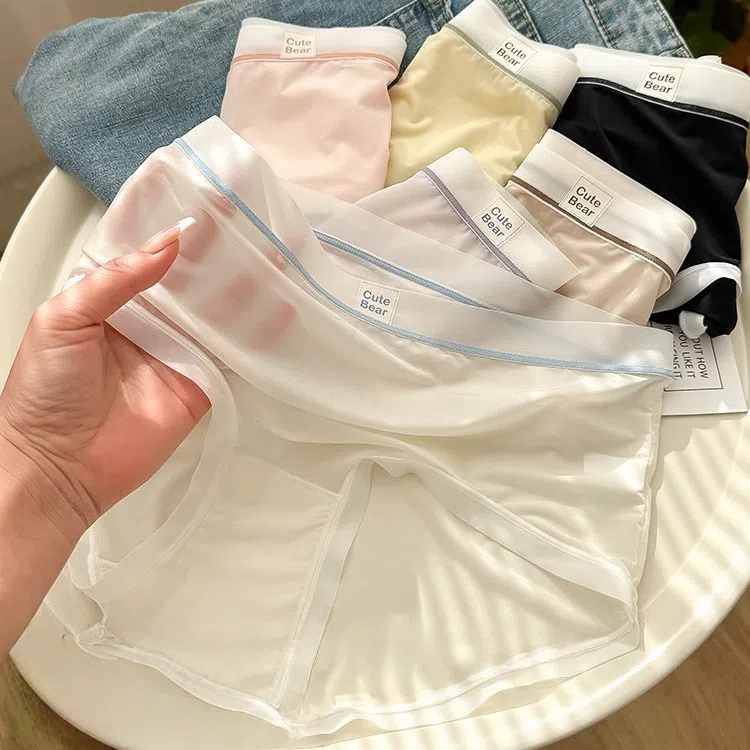 無痕冰絲薄款速乾面膜內褲