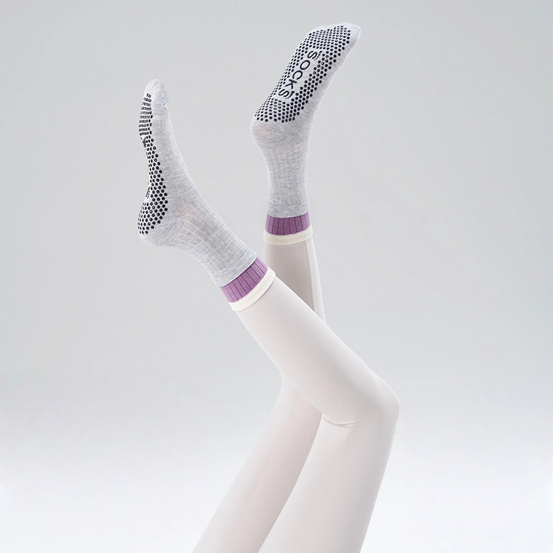 雙層吸汗防滑透氣舒適中筒襪