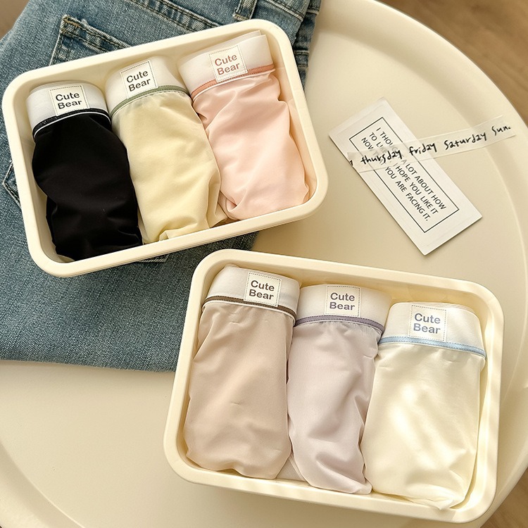 無痕冰絲薄款速乾面膜內褲