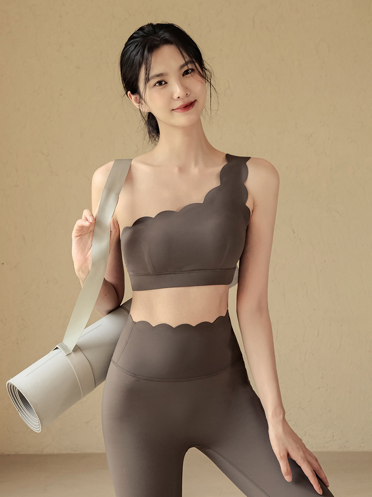 單肩帶防震美背運動文胸