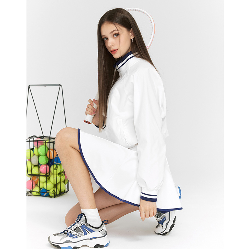 學院風衛衣短裙網球服套裝