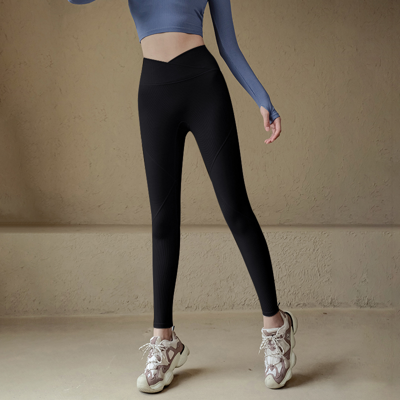 高腰提臀彈力運動訓練瑜伽緊身長褲