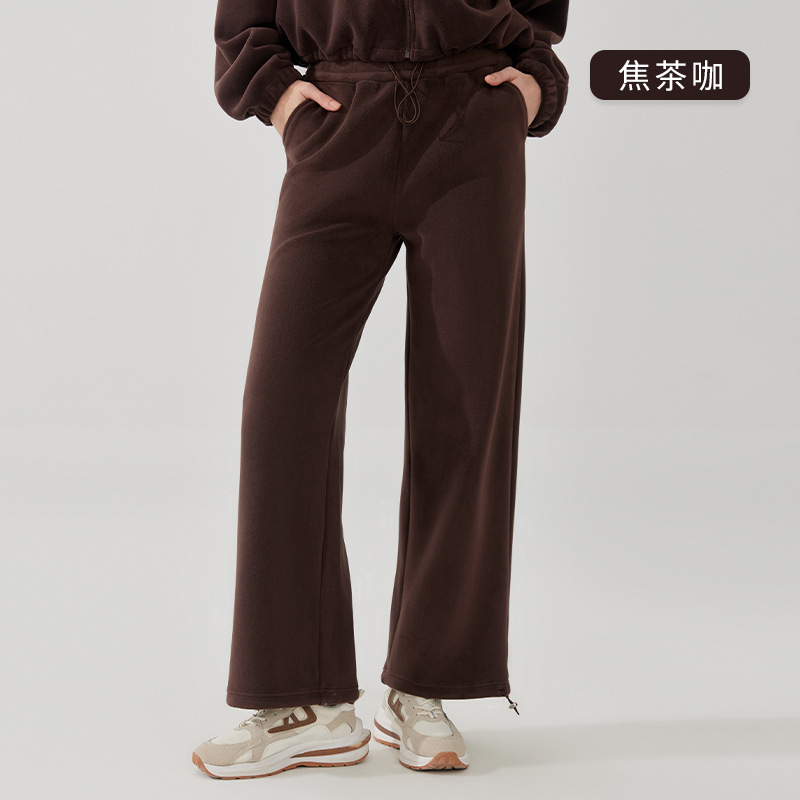 寬鬆高腰防風運動褲