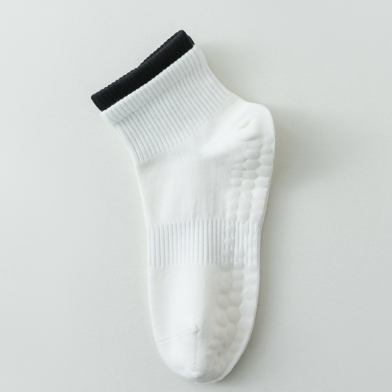 防滑矽膠短筒襪
