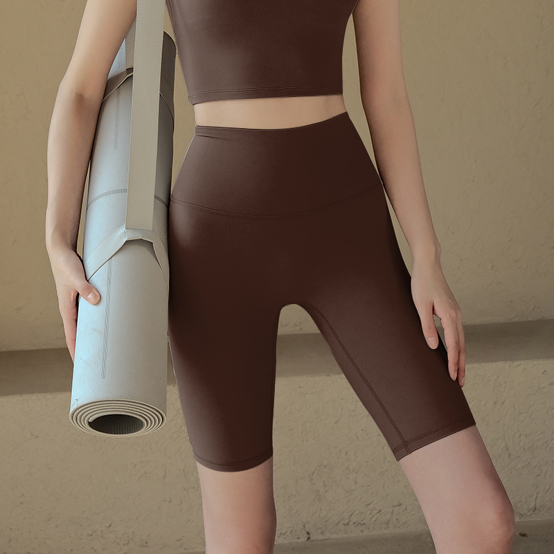 緊身速乾瑜伽五分褲