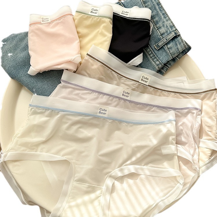 無痕冰絲薄款速乾面膜內褲