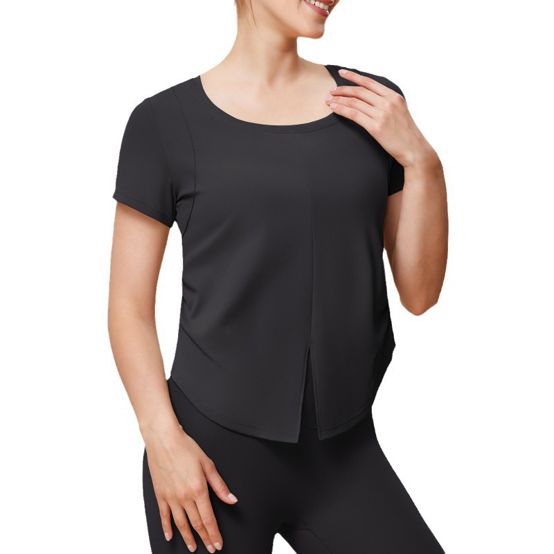 大碼顯瘦窄肩寬鬆透氣運動短袖