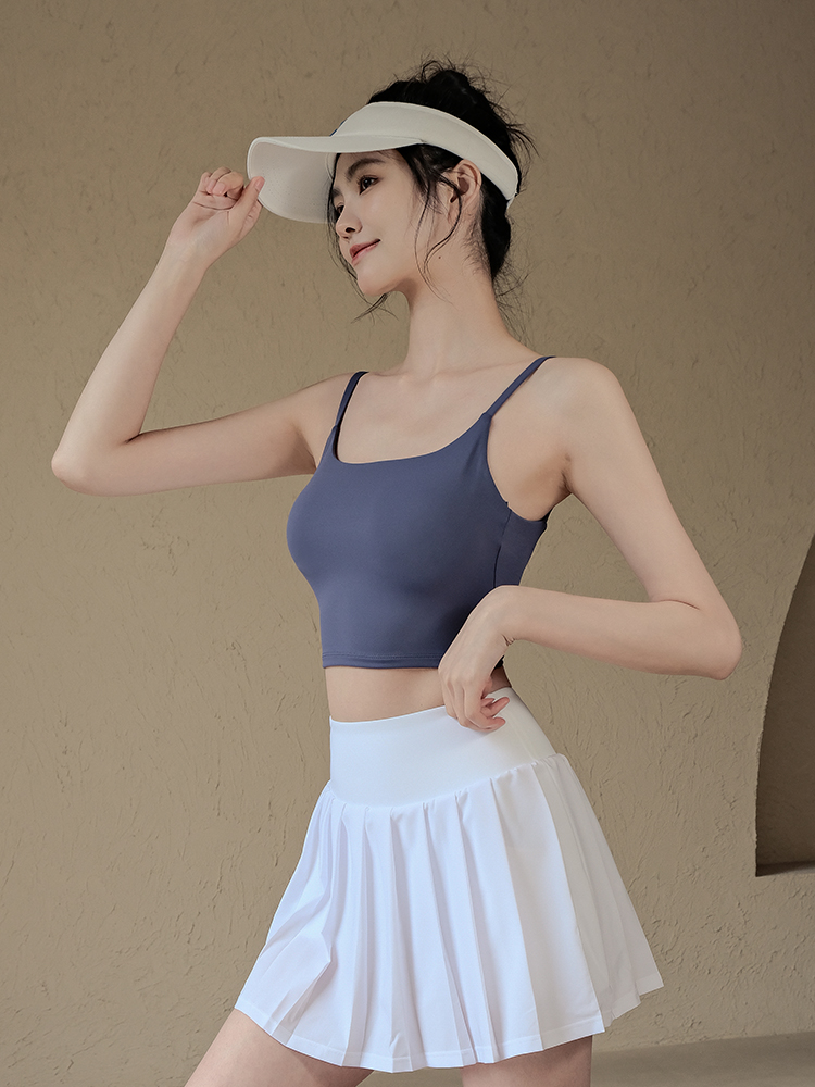 一體式細肩帶防震運動文胸