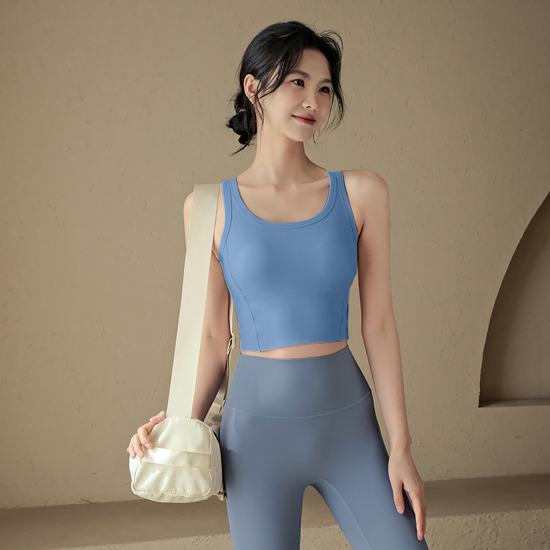 一體式防震聚攏健身文胸
