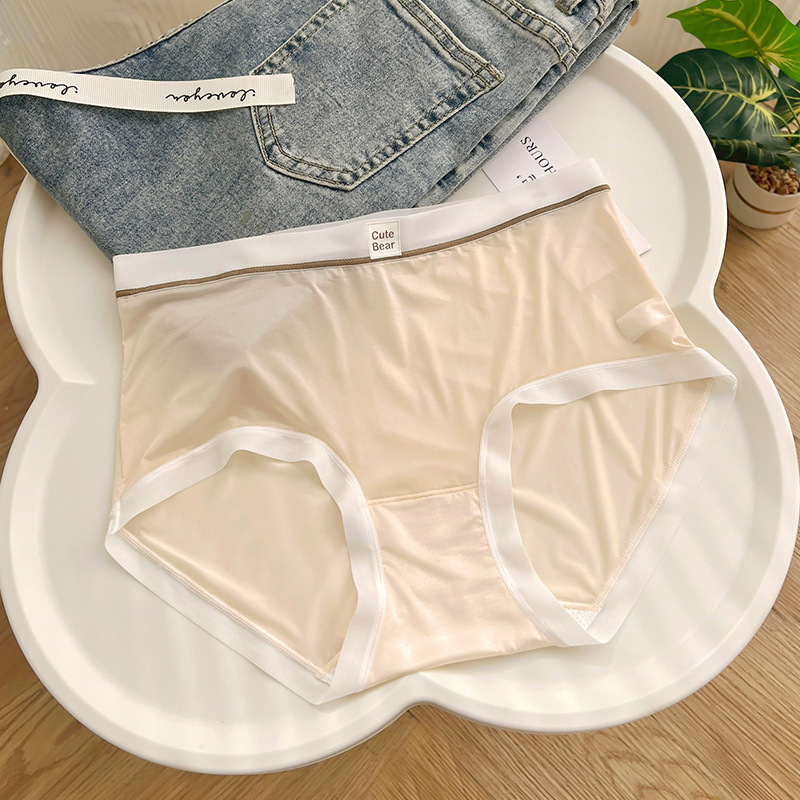 無痕冰絲薄款速乾面膜內褲