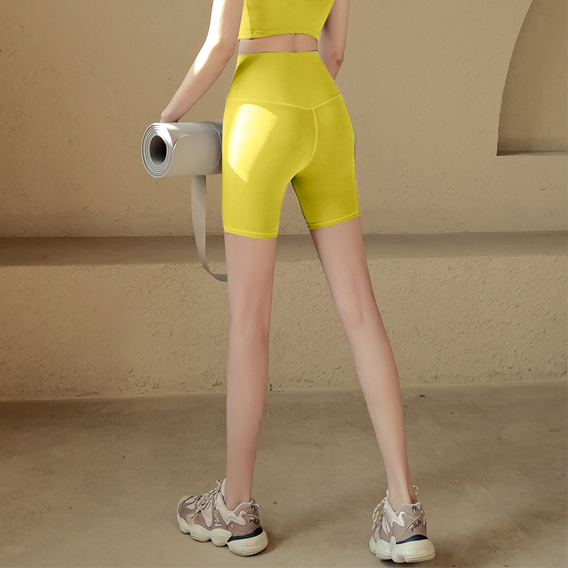 緊身高腰提臀瑜伽四分褲