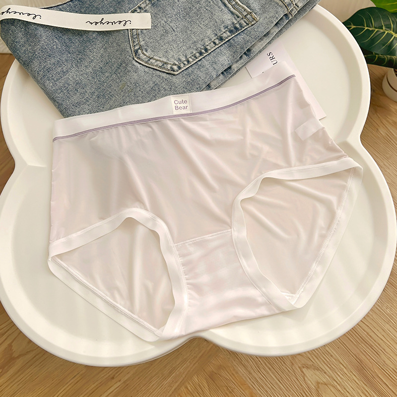 無痕冰絲薄款速乾面膜內褲
