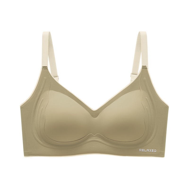 軟支撐全固定杯無痕透氣小胸聚攏自然提拉防下垂文胸