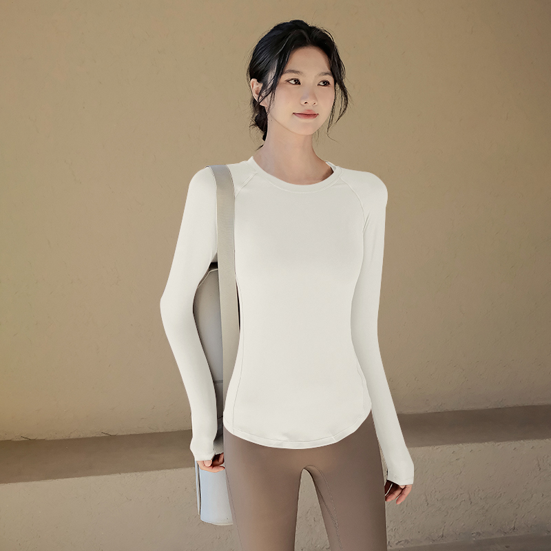 保暖修身顯瘦瑜伽服上衣