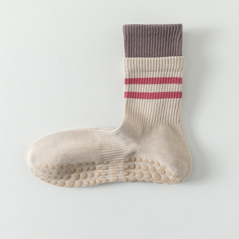 棉質吸汗防滑矽膠瑜伽襪