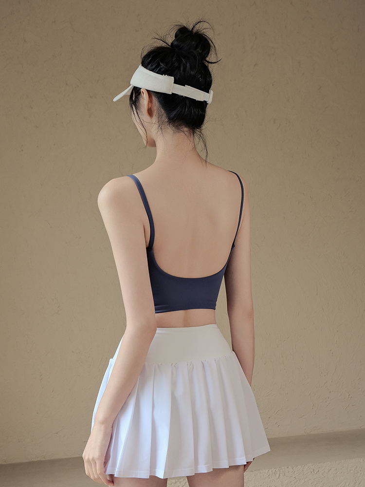 一體式細肩帶防震運動文胸