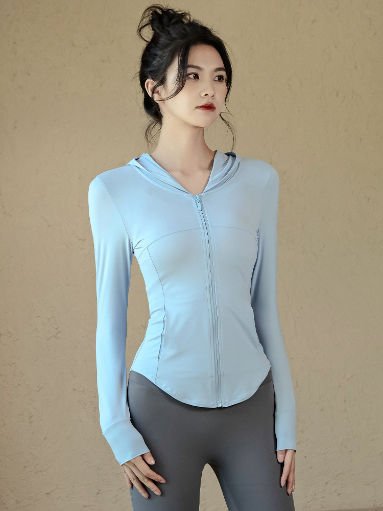 連帽戶外防曬涼感防紫外線瑜伽外套