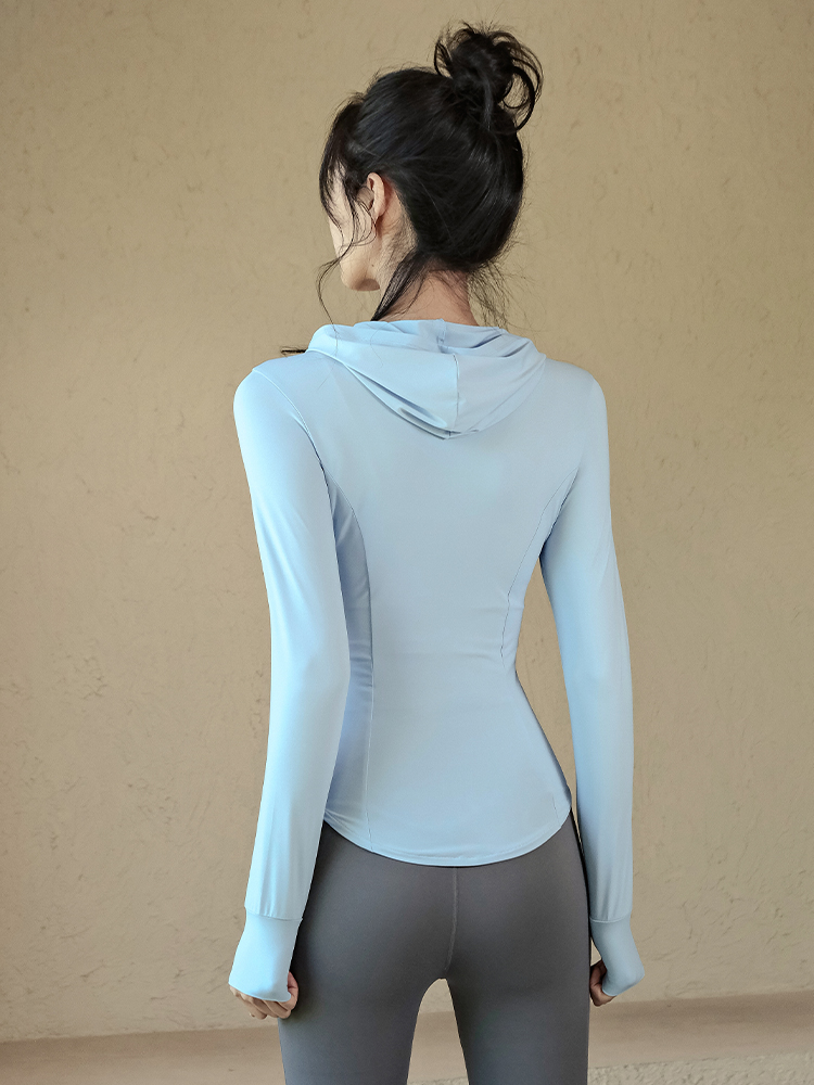 連帽戶外防曬涼感防紫外線瑜伽外套