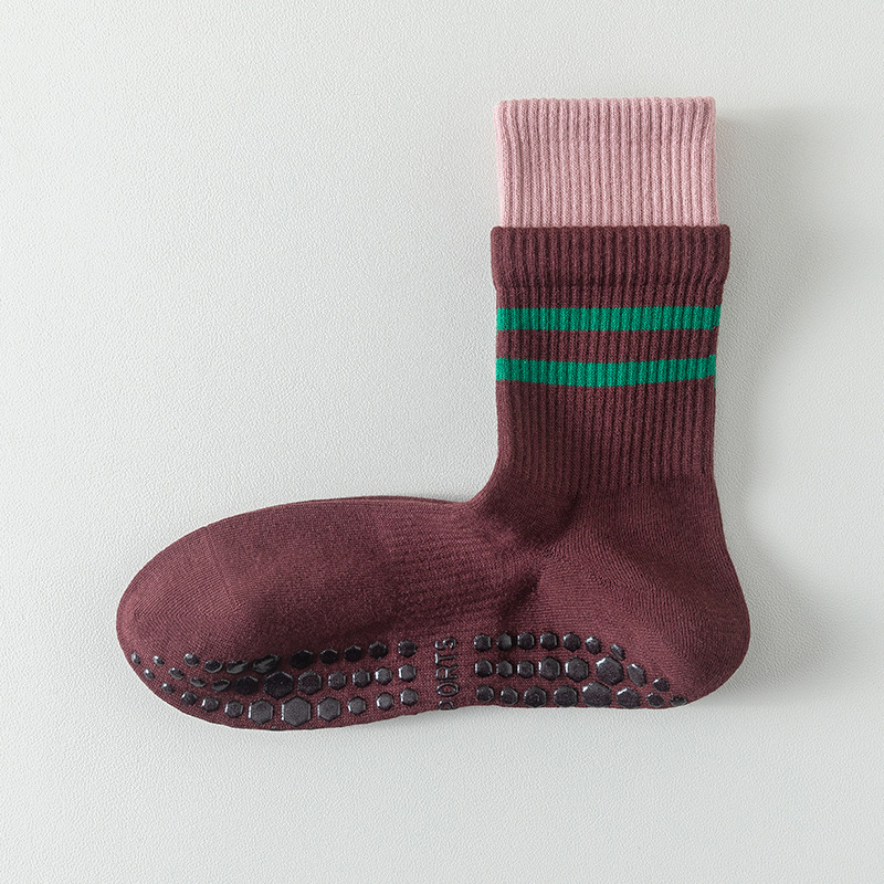 棉質吸汗防滑矽膠瑜伽襪