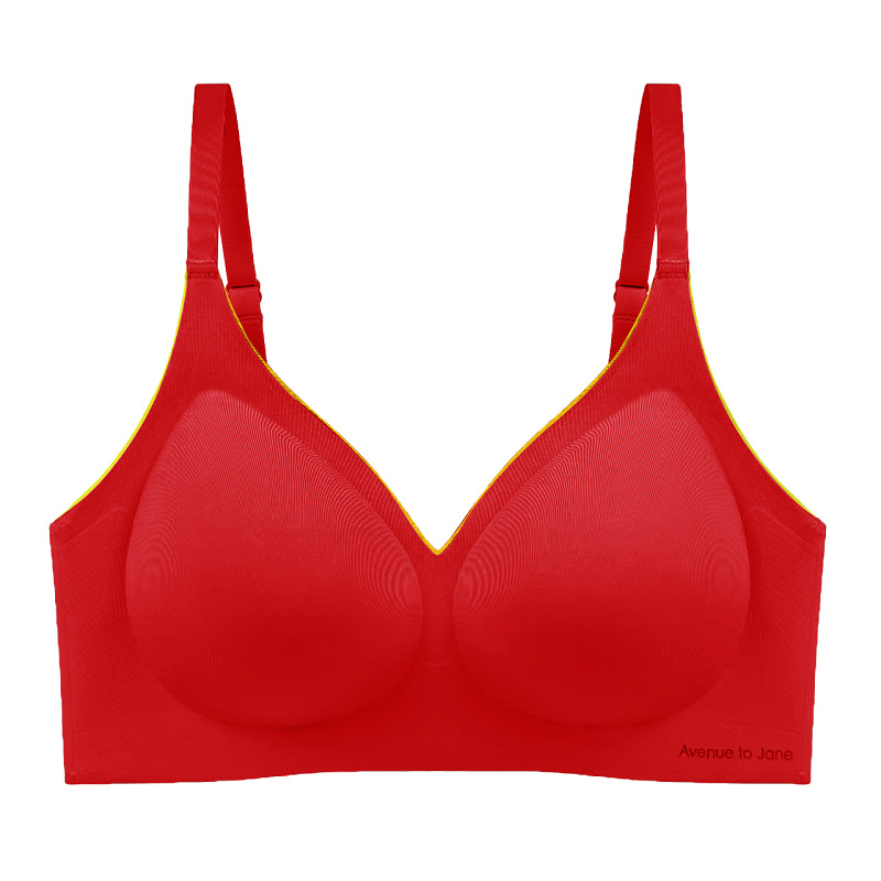 薄款無痕固定杯無鋼圈聚攏防下垂收副乳大胸顯小文胸