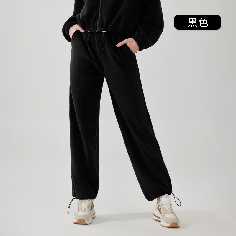 寬鬆高腰防風運動褲