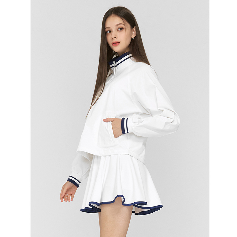學院風衛衣短裙網球服套裝