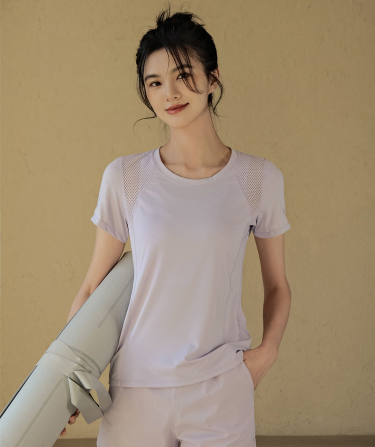 專業訓練速乾瑜伽短袖T恤