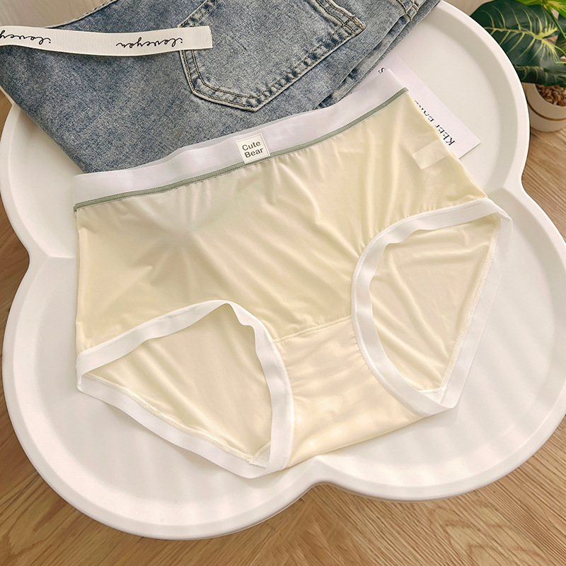 無痕冰絲薄款速乾面膜內褲