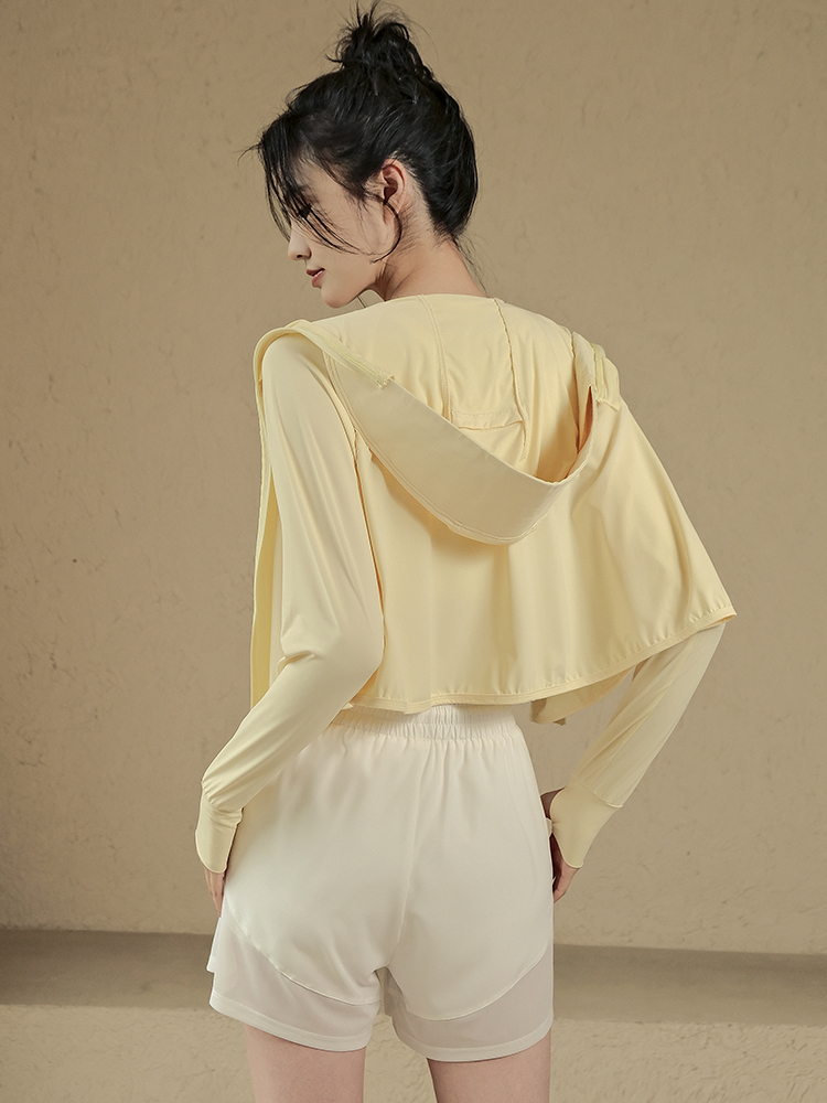 寛鬆防曬瑜伽外套