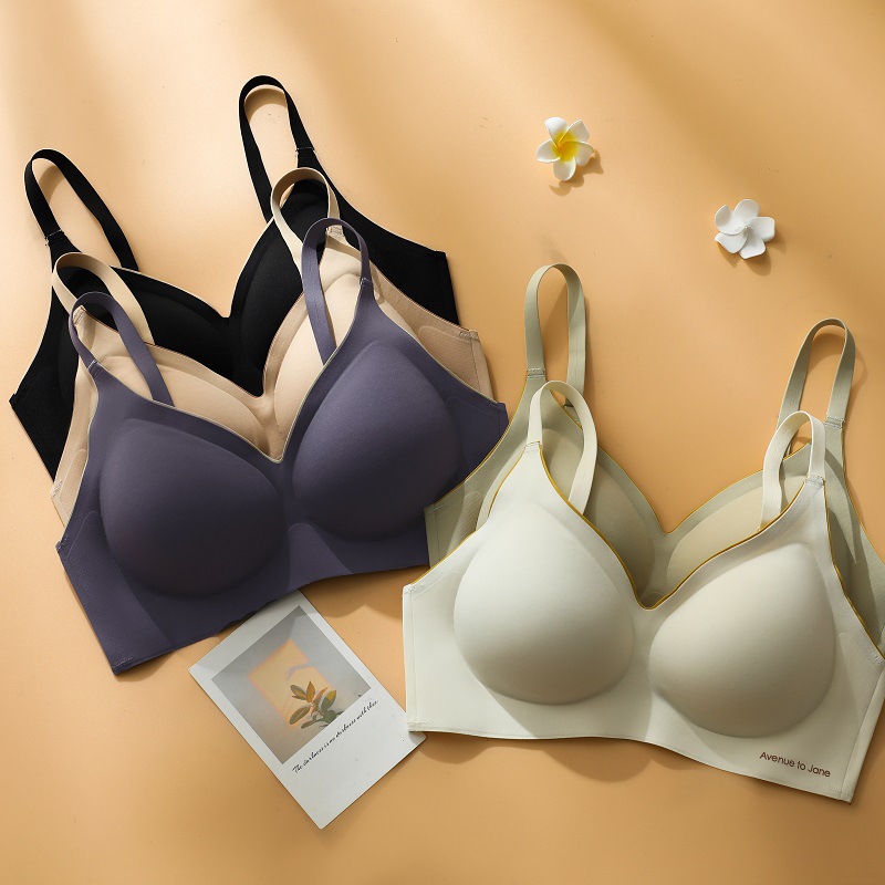 薄款無痕固定杯無鋼圈聚攏防下垂收副乳大胸顯小文胸