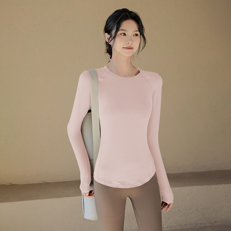 保暖修身顯瘦瑜伽服上衣