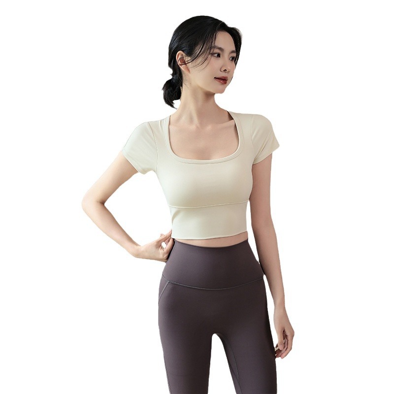 網紗美揹帶胸墊短袖T恤