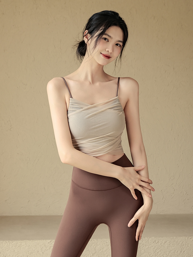 高顏值瑜伽吊帶背心