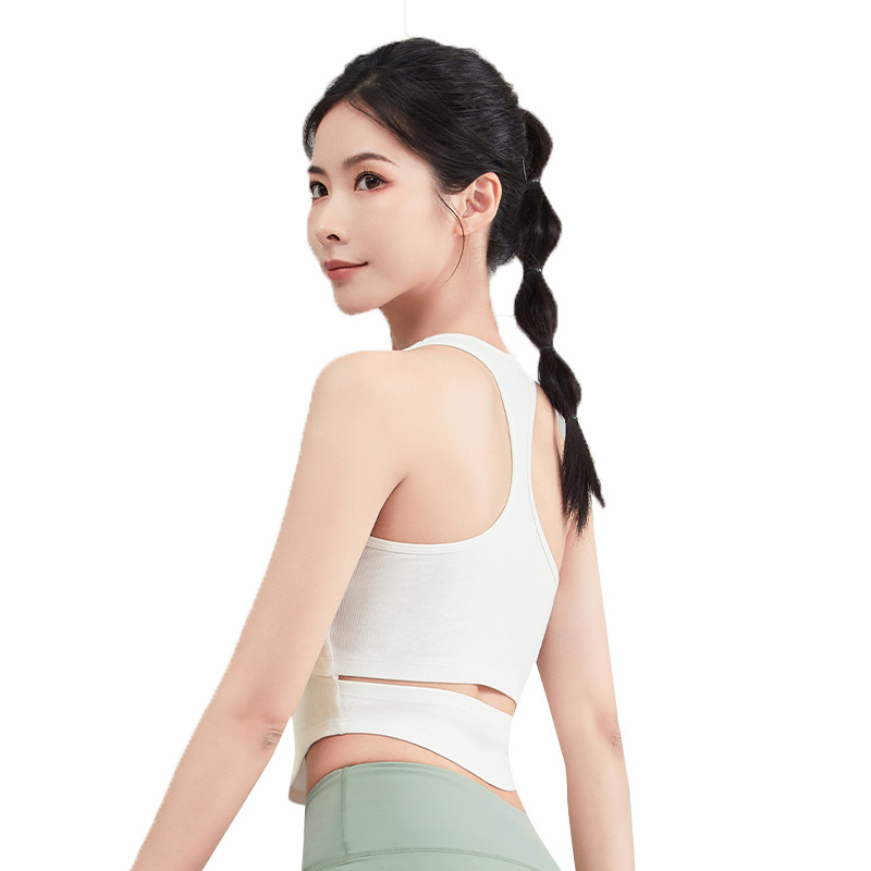 高強度帶胸墊瑜伽背心