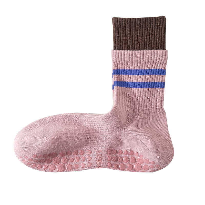 棉質吸汗防滑矽膠瑜伽襪